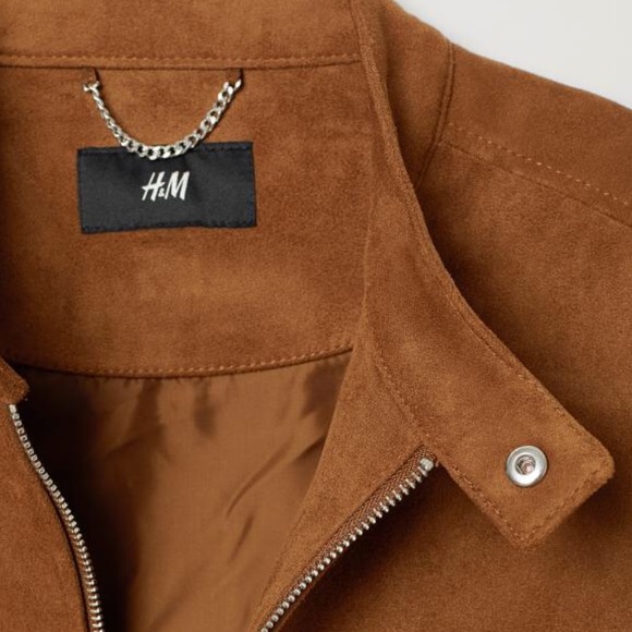 H&M Other - Faux suede men’s bomber jacket